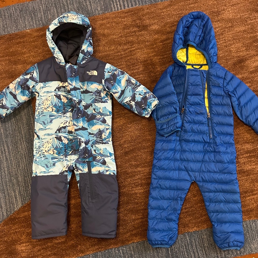 The north face Snow suit 6-12 month